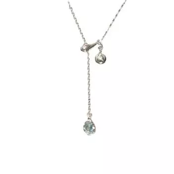 Ожерелье «Капля слез» не выцветает, женская летняя цепочка высокого класса Sense, новая регулируемая цепочка на ключицу copper