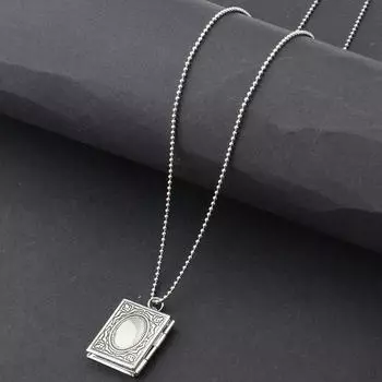 Ожерелье Кулон Фото Открытый Медальон Мемориал