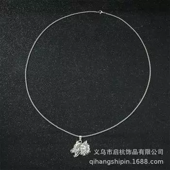 Ожерелье Личность Универсальный Тренд Подвеска Мужская Длинная Цепочка для Свитера Аксессуары