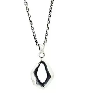 Ожерелье LION HEART BASIC Rock 925 с мешочком, серебряное, 45 см, мужское, серебряное