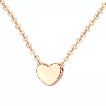 Ожерелье Love Heart для женщин, японский и корейский простой темперамент, подвеска в виде персикового сердца, цепочка на ключицу, цепочка на шею