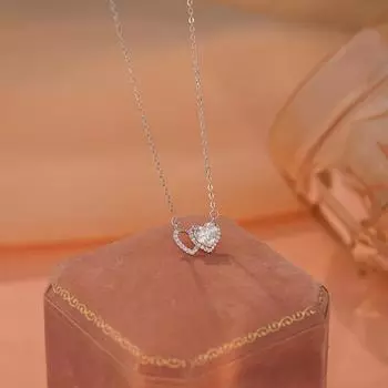 Ожерелье Love, художественный стиль, свежая и милая индивидуальность, а также цепочка на ключицу для девушки-ниши