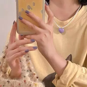 Ожерелье Love Pearl Женское легкое роскошное нишевое дизайнерское ожерелье Sense Premium Clavicle Chain Xiaomi Bead Chain