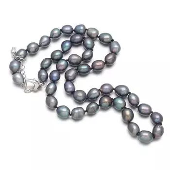 Ожерелье Love Romantic Gift из искусственного жемчуга диаметром 8-9 мм для элегантных женских украшений 8-9mm