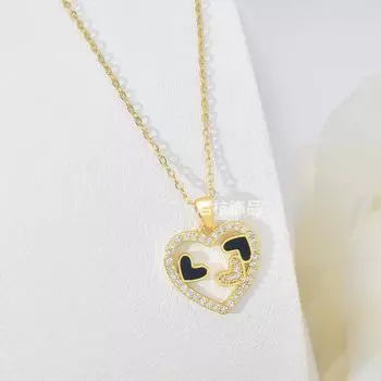 Ожерелье Love, женская легкая роскошная универсальная цепочка на ключицу премиум-класса