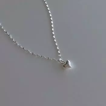 Ожерелье Love Женственность Интернет Знаменитость Модная Металлическая Цепочка в форме сердца с персиковым сердцем Tide Light Роскошная Цепочка в форме сердца