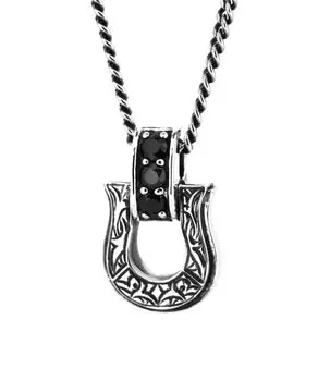 Ожерелье LUCK Carving 925 с мешочком из серебра [Lion Heart] Ожерелье/серебро для мужчин