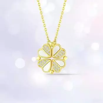 Ожерелье Lucky Grass для женщин с нишевым дизайном, подвеска, цепочка на ключицу