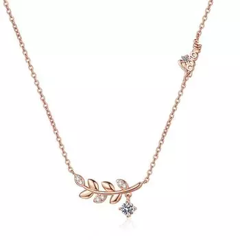 Ожерелье Lucky Wheat Ear для женщин Ins Light Luxury Niche Temperament Fashionable Tassel Cullarbone Chain