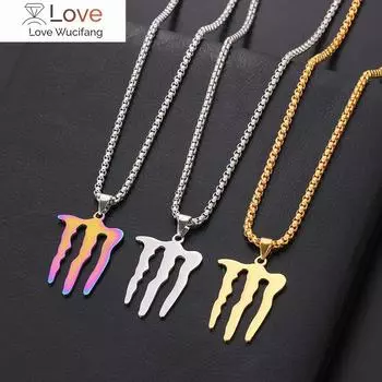 Ожерелье Magic Claw Trendy Men And Women Hip Hop Wild Titanium Steel ожерелья Chain Choker