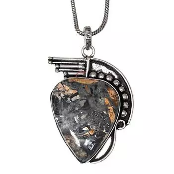 Ожерелье Малинга Джаспер Драгоценный камень Ювелирные изделия ручной работы 2