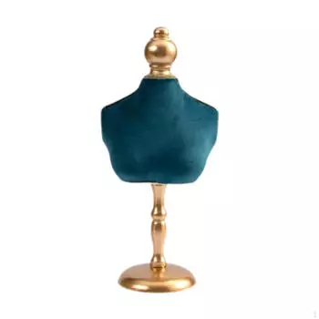 Ожерелье Манекен Держатель Цепь Бархатное Украшение Бюст Дисплей