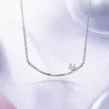 Ожерелье Meteor, женское, легкое, роскошное, нишевое, дизайн, Sense Word, Smile Star, нержавеющая сталь, ключичная цепочка Tide