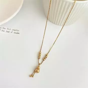 Ожерелье Модный ретро нишевый дизайн подвеска удачи свитер Fulu ожерелье женская легкая роскошная премиум новогодняя ключичная цепочка