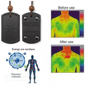Ожерелье Мощная скалярная квантовая биоэнергия/Ожерелье Магнитная цепь здоровья One Size