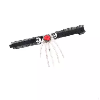 Ожерелье на Хэллоуин, бижутерия, подарок, вечеринка ужасов, череп, скелет, рука для роли 1 Hand 10cmx22cm