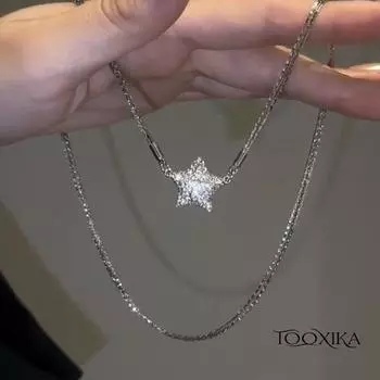 Ожерелье на шею, высококачественное магнитное любовное колье с бриллиантами