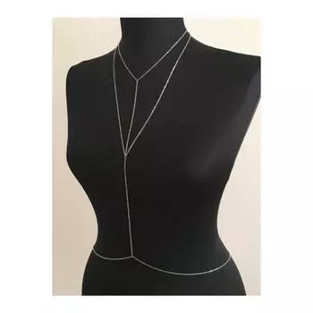 Ожерелье на талии и бретельке-0422