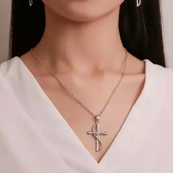 Ожерелье Ожерелья для девочек Женские ожерелья Женские украшения Многослойное ожерелье Подарки серебряный