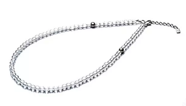 Ожерелье Phiten Crystal Ожерелье 40см (5мм) (+5см регулятор)