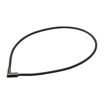 Ожерелье phiten RAKUWA Magnetic Neck Chopper Square 50 см для облегчения боли в плечах Blood Men Black/Silver [Жесткие плечи] [Жесткая шея] [Улучшает жесткость]