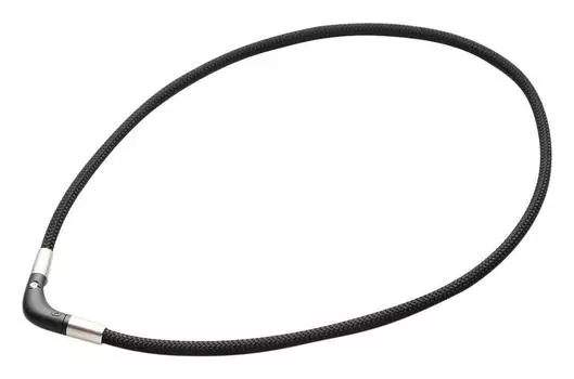 Ожерелье phiten RAKUWA Магнитное титановое ожерелье V-типа черное 45 см для облегчения скованности крови у женщин [скованность плеч] [скованность шеи] [улучшает скованность] чёрный