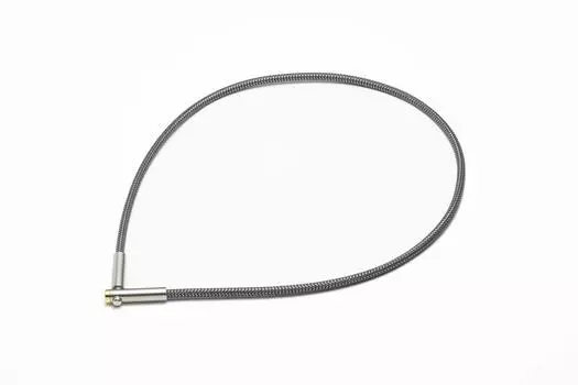 Ожерелье phiten RAKUWA Магнитное титановое ожерелье с металлическим верхом V-образного типа, платиновое черное, 50 см, облегчение боли в плечах, кровь [скованность шеи] [скованность