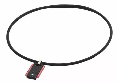 Ожерелье Phiten RAKUWA Neck EXTREME Square Black 45 см Передовая технология Phiten [Жесткие плечи] [Жесткая шея] [Использует Metax]