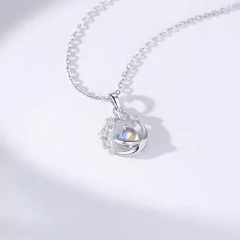 Ожерелье Плутон для девочек, нишевый дизайн, чувство света, роскошная подвеска в виде звезды, темпераментная любовь, цепочка из нержавеющей стали на ключицу