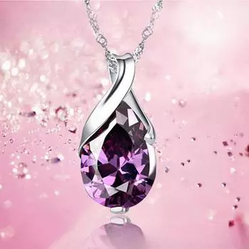 Ожерелье-подвеска из стерлингового серебра 925 пробы Модные и изысканные серебряные украшения Серебряные аксессуары 925