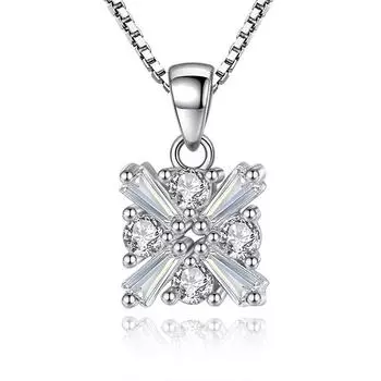 Ожерелье Подвеска Любовь Геометрия Кубик Рубика Подвеска Орнамент, Мода