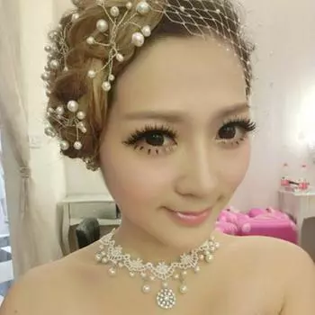 Ожерелье Полое Легко носить из искусственного жемчуга Искусственный жемчуг Сексуальное кружевное колье в стиле рок для повседневной жизни