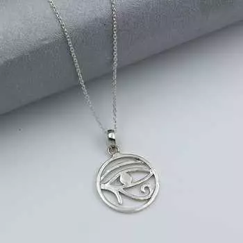 Ожерелье ручной работы из цельного серебра 925 пробы, подарок для нее, серебряные украшения с подвесками, женское ожерелье, модные украшения 18 inch