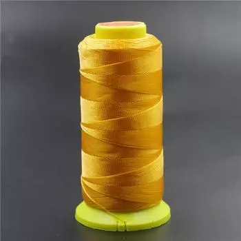 Ожерелье ручной работы из плетёного шнура, нити и бусин, 3/6/9/12/15 нитей, плетёный нейлоновый шнур, бахрома из красного шнура Nylon 15 strands 200m золотисто-желтый