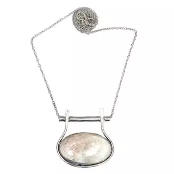 Ожерелье ручной работы из ракушки сколецита на День матери, 20 дюймов