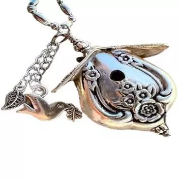 Ожерелье Ручной Работы Птичий Домик Винтажное Ожерелье с Шармом 3D Подвеска Птичий Домик Ювелирные Аксессуары 1