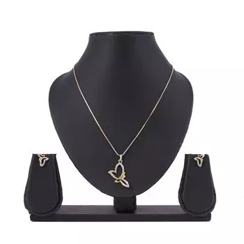 Ожерелье с бриллиантами и парой серег