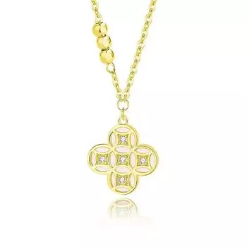 Ожерелье с четырьмя лепестками клевера для женщин, японская и корейская мода, легкий роскошный стиль, высококачественная австралийская подвеска на ключицу