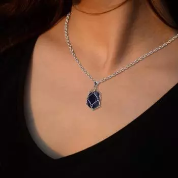 Ожерелье с держателем из кристаллов, ожерелье с держателем из натурального драгоценного камня из нержавеющей стали, регулируемая пустая клетка из кварцевого камня S золотистый