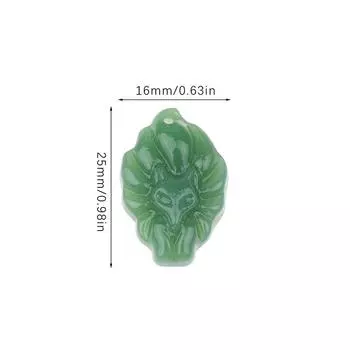 Ожерелье с девятью хвостами лисы, исцеляющее разноцветное стекло, ожерелья с драгоценными камнями, кулон, защитный амулет, подвеска белый