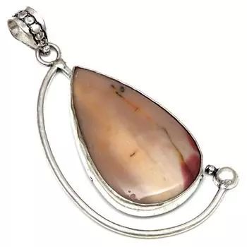 Ожерелье с драгоценными камнями Wild Horse Jasper в подарок для нее, ювелирные изделия 2,25 дюйма