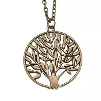 Ожерелье с Древом Жизни, принадлежности для изготовления ювелирных изделий, винтажные модные украшения на шею