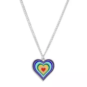 Ожерелье с хрустальным сердцем, модное корейское волнистое блестящее ожерелье-цепочка на ключицы, женское трендовое вечерние подарки разноцветный