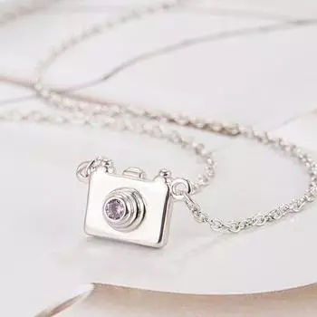 Ожерелье с камерой Подвеска-подвеска в виде камеры для фотографа Чокер Ювелирные изделия Подарок для фотографов Журналистов Путешественников Любителей селфи