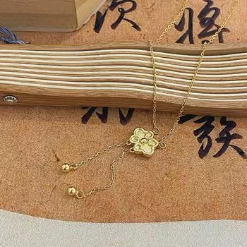 Ожерелье с кисточками Xiangyun, элегантное и изящное, новое китайское легкое роскошное, высококачественное и длинное декоративное ожерелье