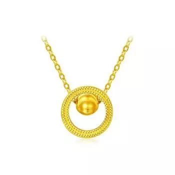 Ожерелье с кольцом в виде кошачьего глаза, женское, темпераментное, легкое, роскошное, золотистое, с маленькими золотыми бусинами, цепочка на ключицу