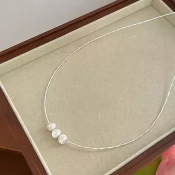 Ожерелье с кошачьим глазом Aurora, круглая бусина, ключичная цепочка, простое и универсальное ожерелье, элитная ниша