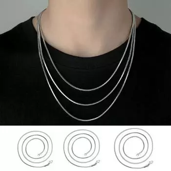 Ожерелье с костной цепочкой для женщин и мужчин, ожерелье с ключицей, черные топы, модные аксессуары 50cm