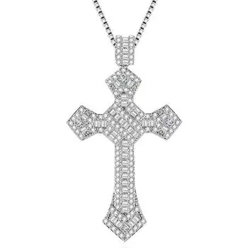 Ожерелье с крестообразными полосками в стиле хип-хоп, короткое ожерелье для уличных танцев Micro Microex, личный мужской и женский кулон для пары