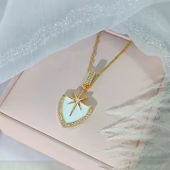 Ожерелье с крыльями ангела Женское Личность Универсальный Кулон-крылья Цепочка на ключицу Аксессуары